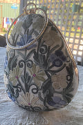 Women Embroidery Oval Shape Shoulder Bag