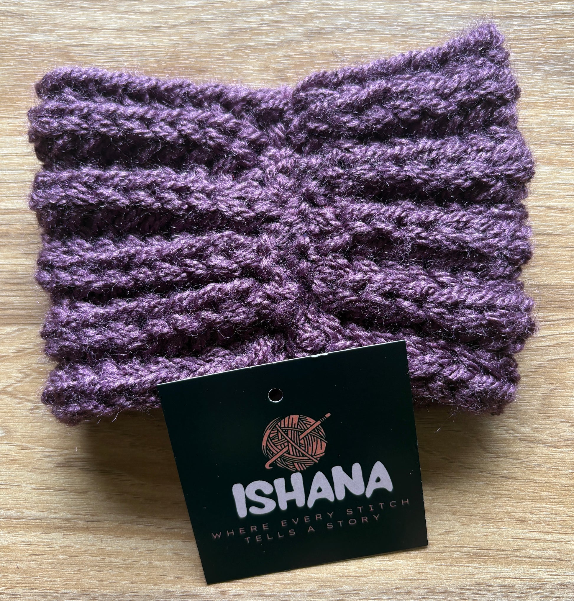 Hand-Knitted Headband