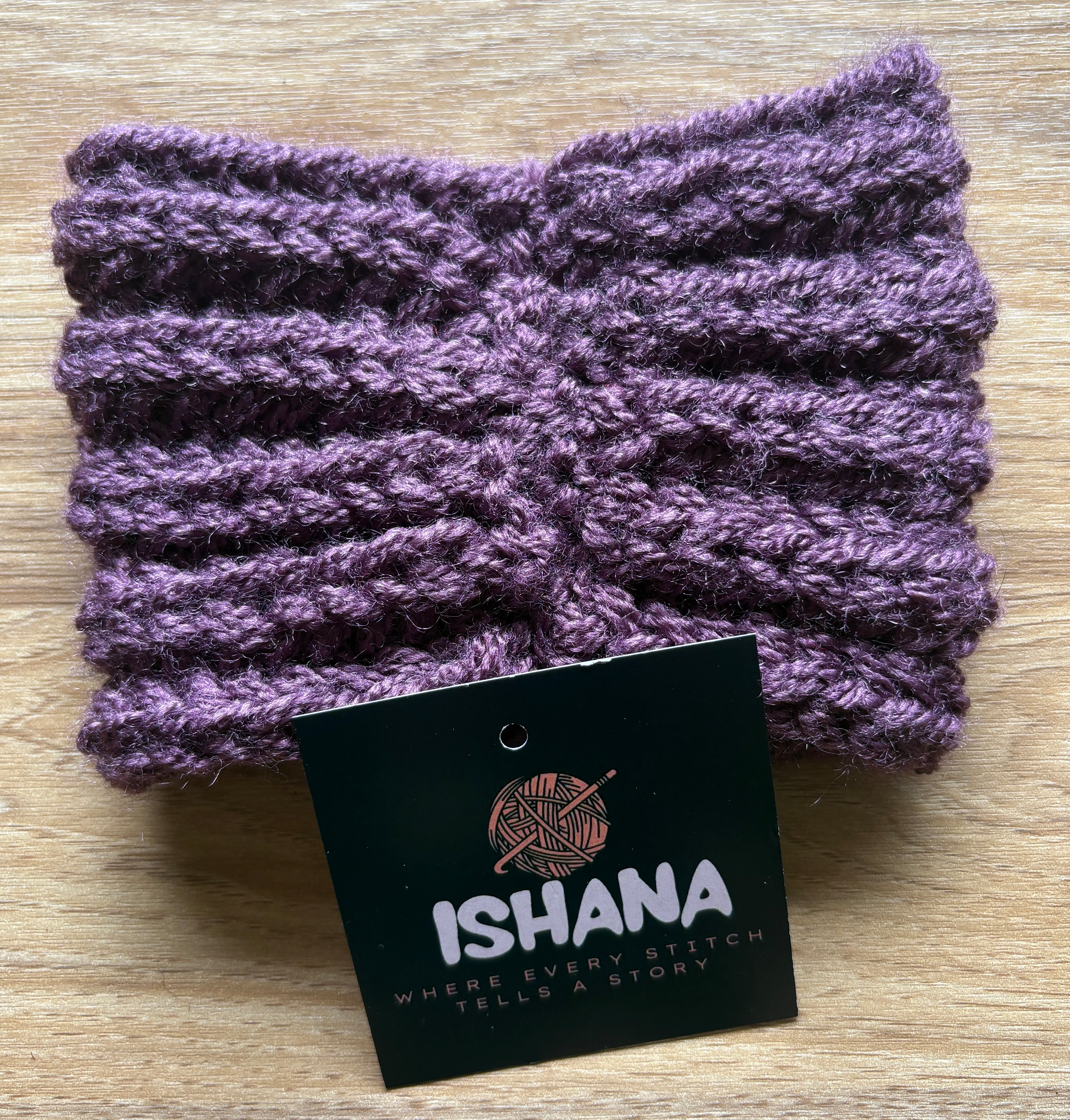 Hand-Knitted Headband