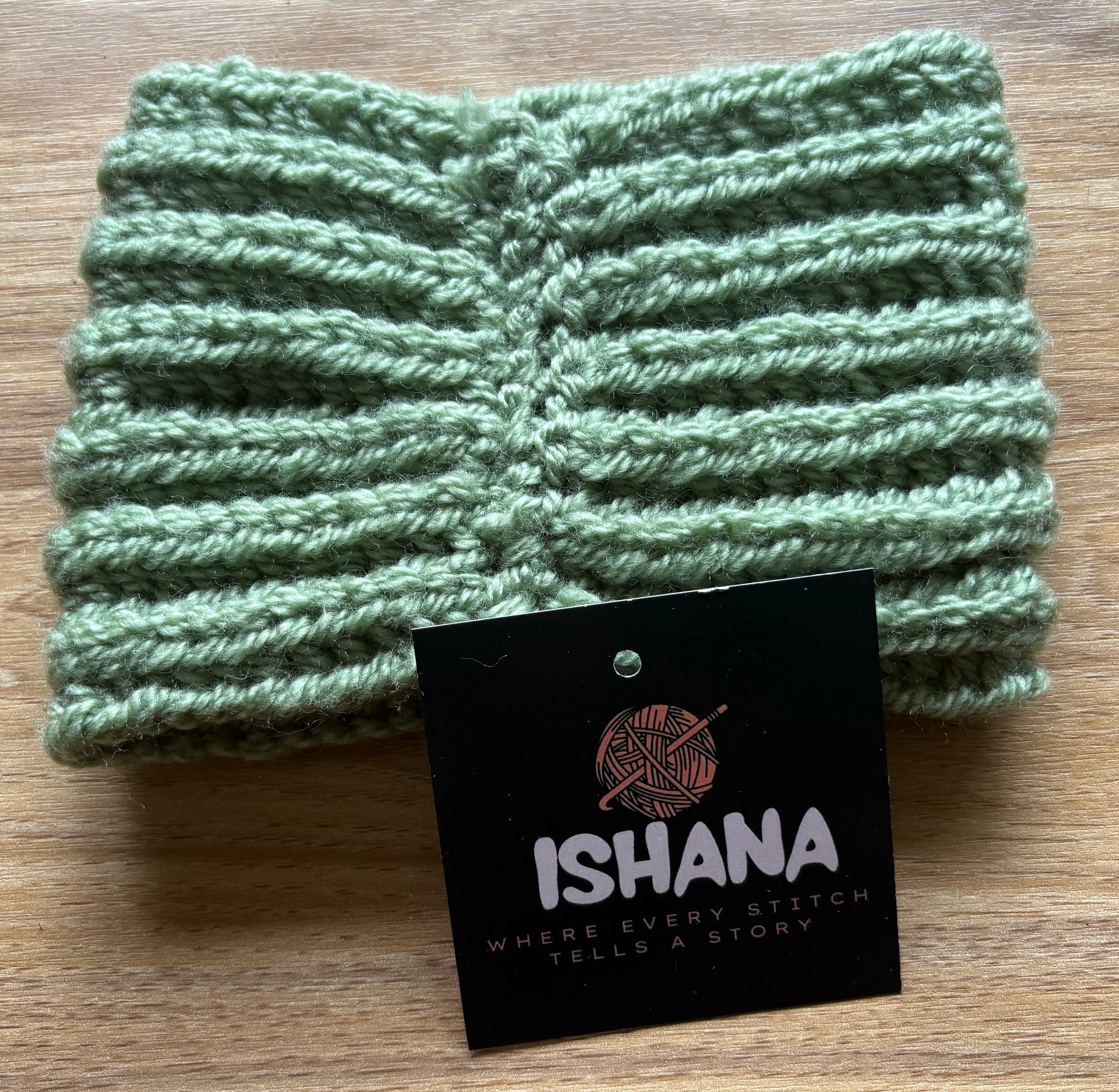 Hand-Knitted Headband