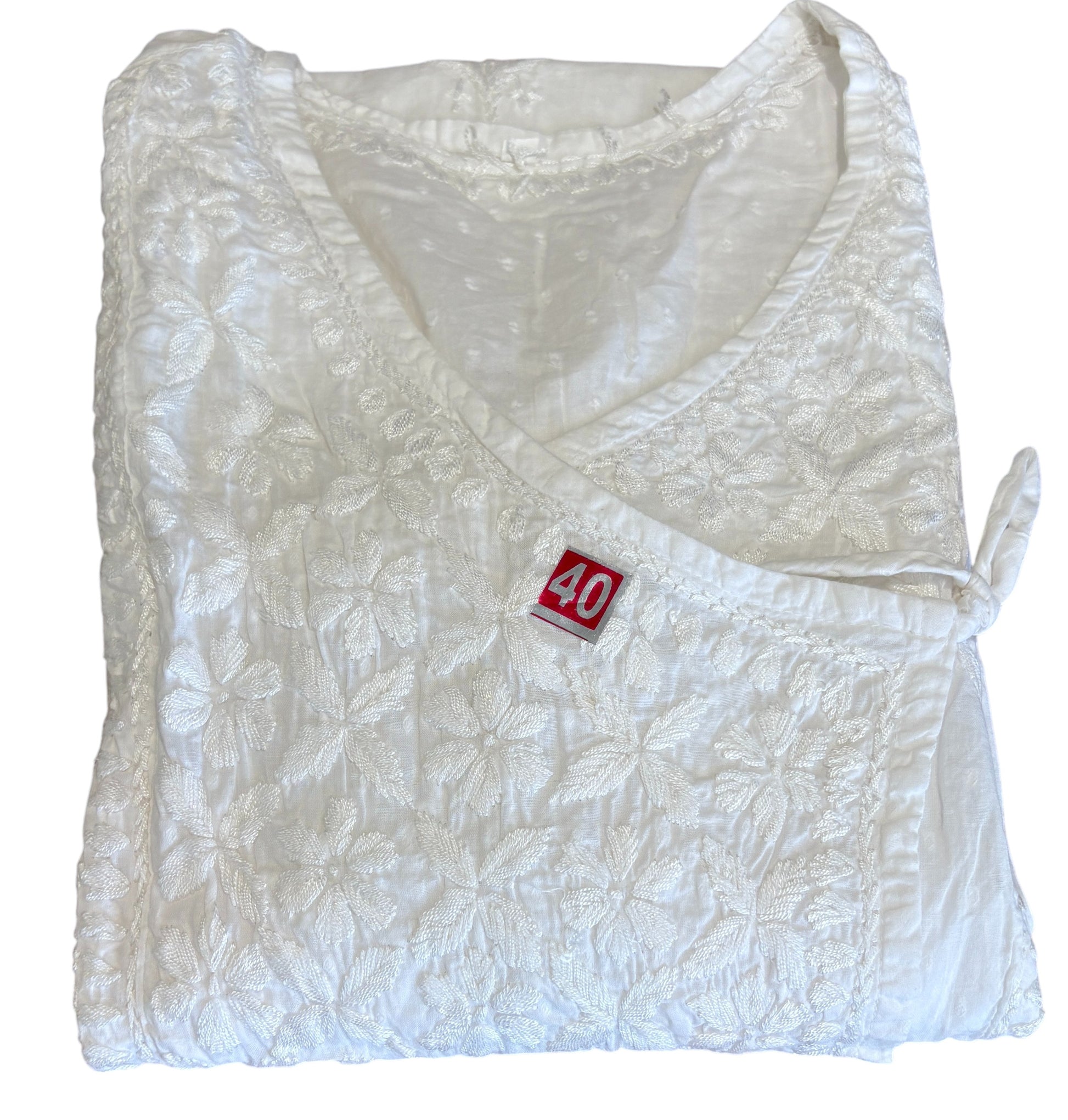 2 Piece Chikankari Angrakha Set