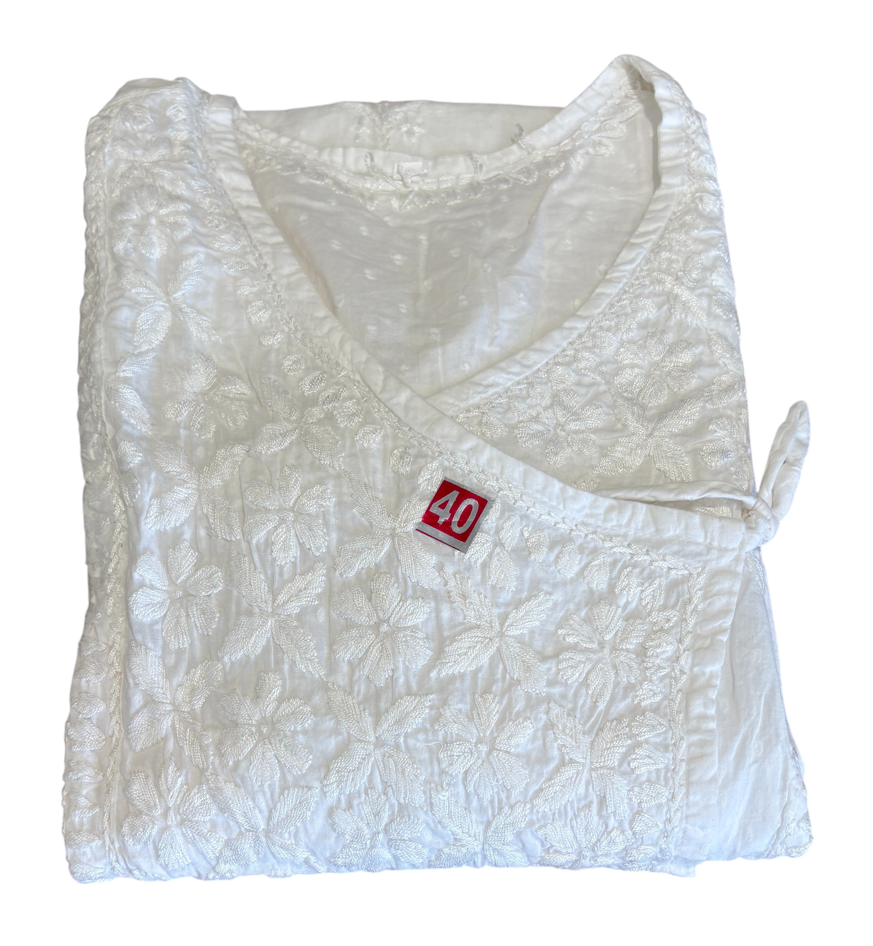 2 Piece Chikankari Angrakha Set