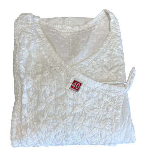 2 Piece Chikankari Angrakha Set