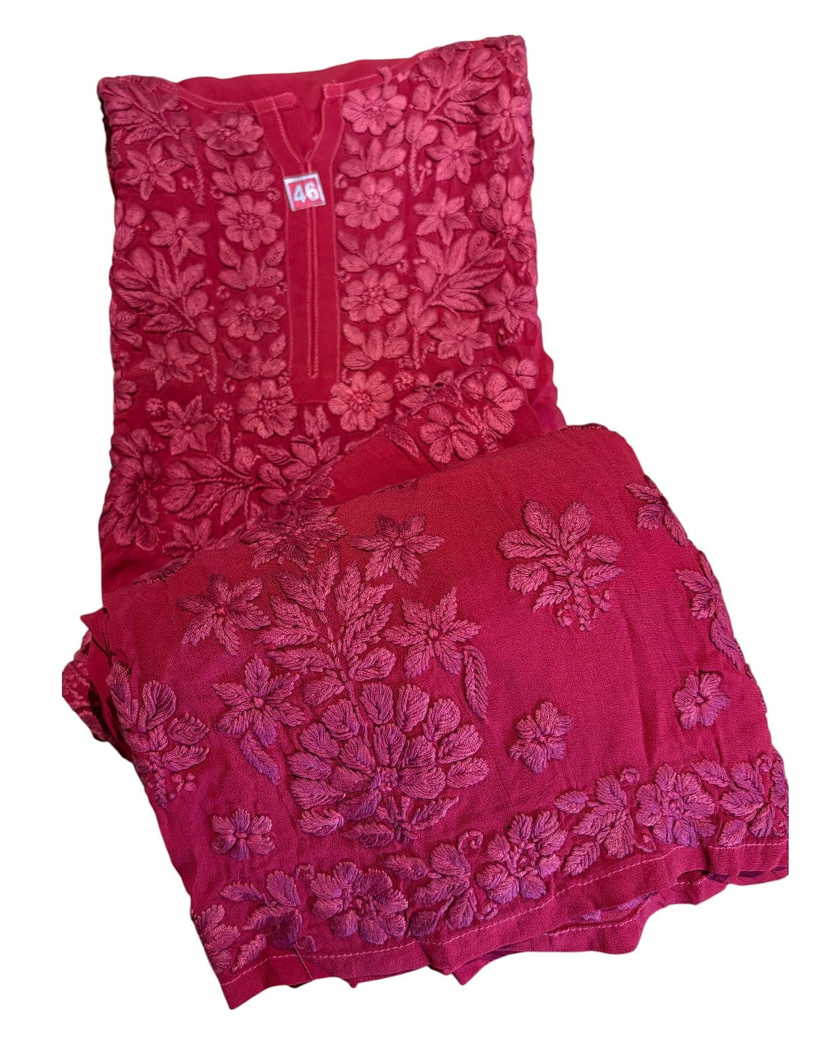 2 Piece Chikankari Set With Lining