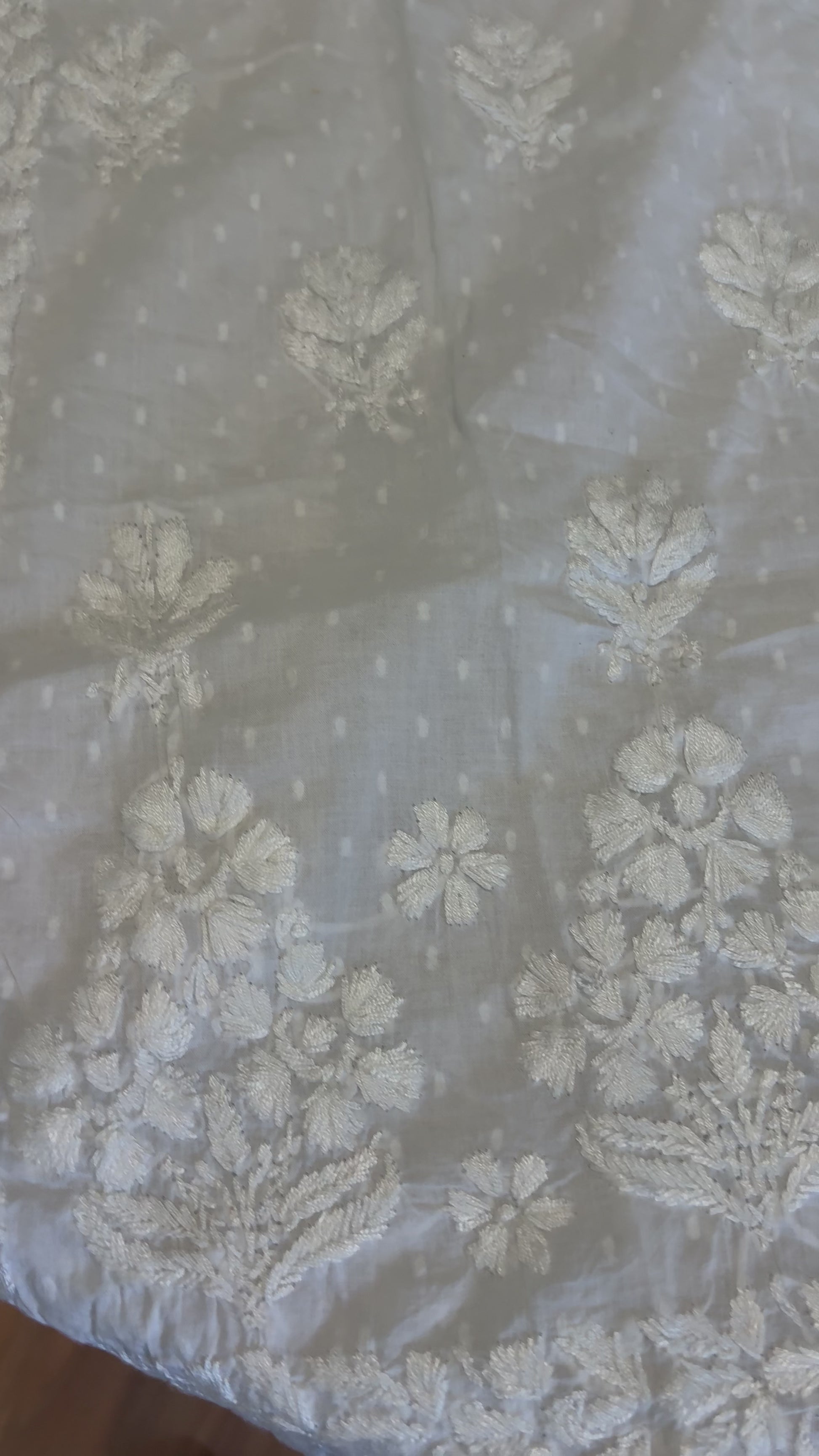 2 Piece Chikankari Angrakha Set
