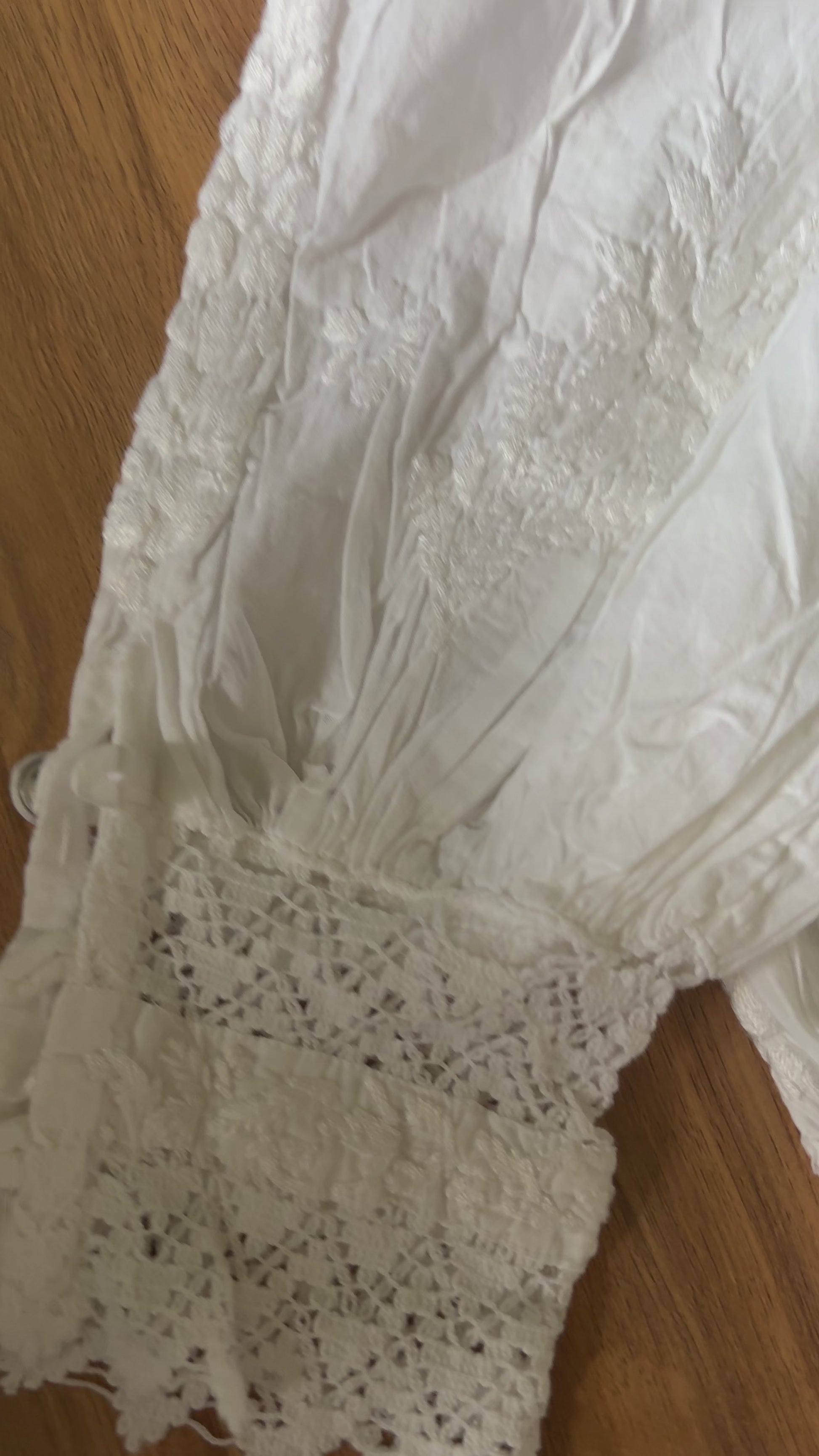 Peach Handmade Chikankari Kurti