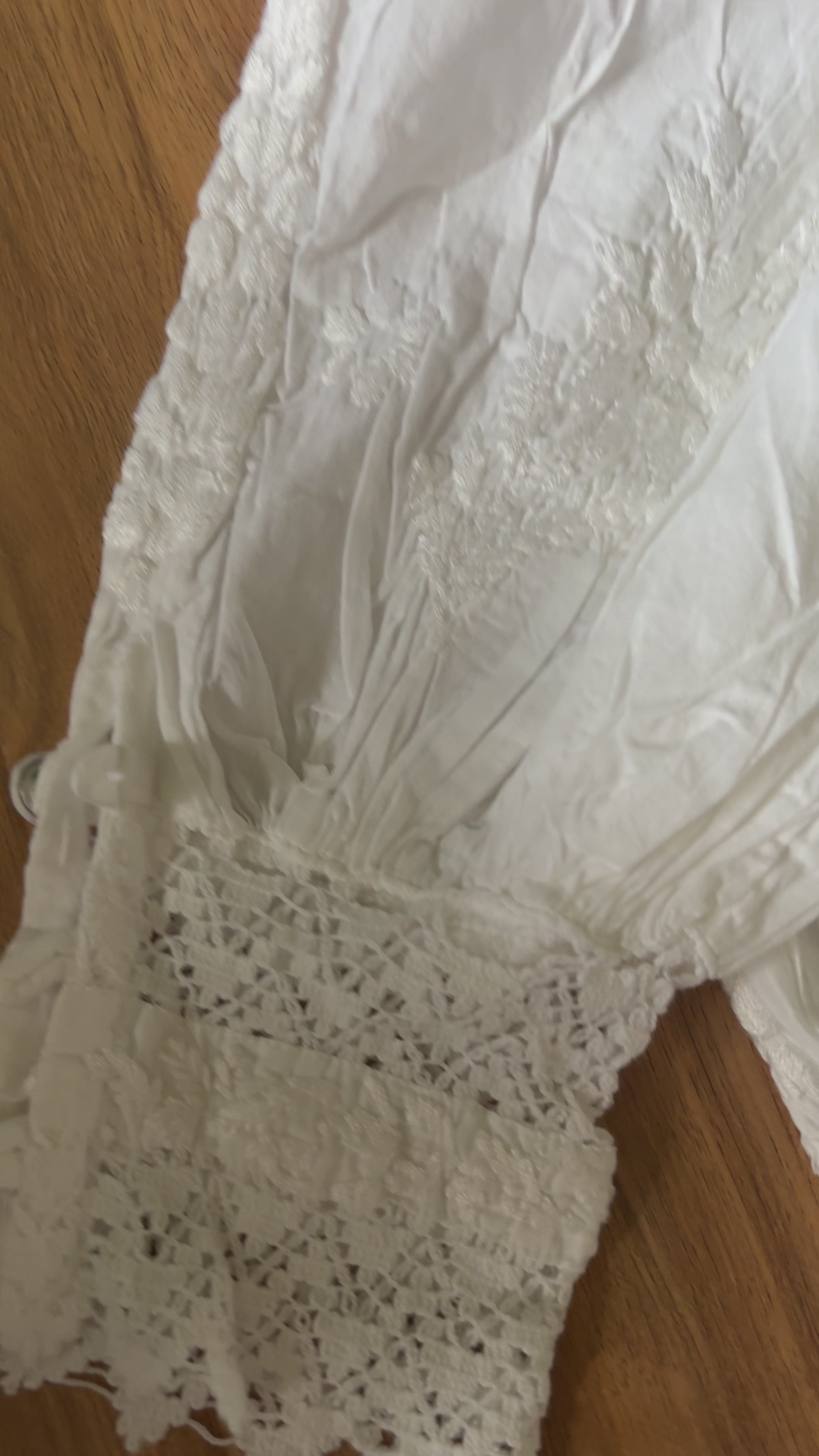 Peach Handmade Chikankari Kurti