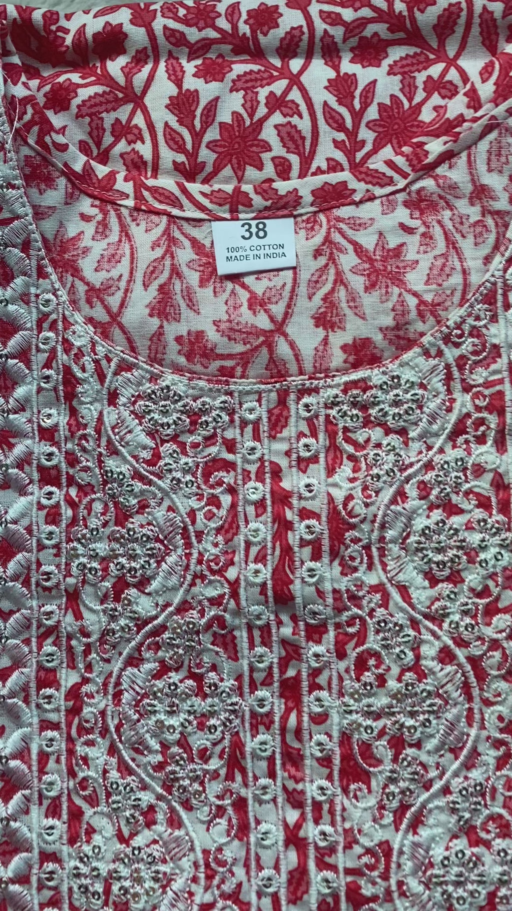 Three Piece Cotton Set - Red